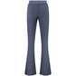 Blue Polyester Pant