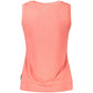 Pink Polyester Tank Top