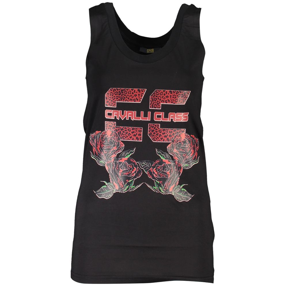 Black Cotton Tank Top