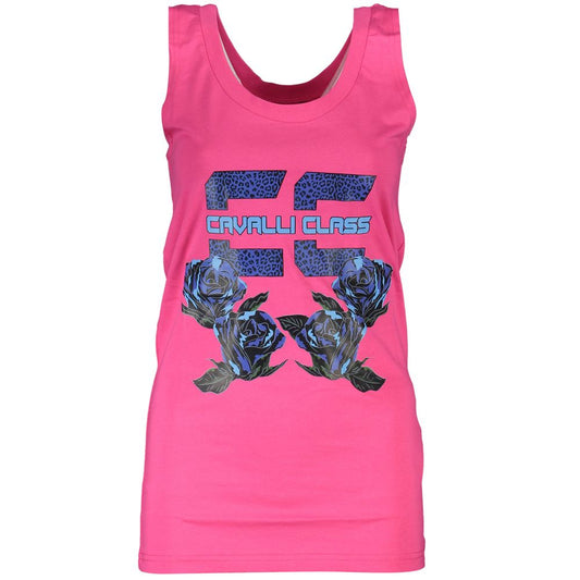 Pink Cotton Tank Top