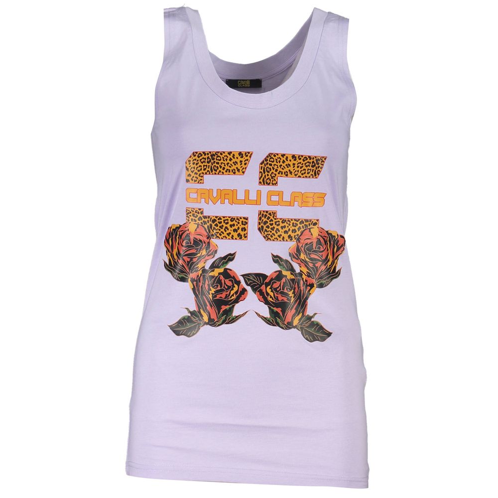 Purple Cotton Tank Top