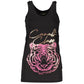 Black Cotton Tank Top