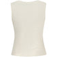 Beige Cotton Tank Top