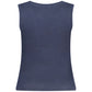 Blue Cotton Tank Top
