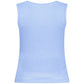 Blue Cotton Tank Top