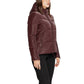 Purple Polyester Jackets & Coat