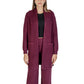Purple Viscose Cardigan