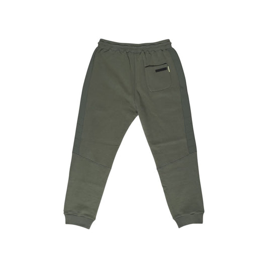 Green Cotton Joggers Workout Pant