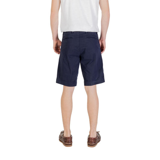 Blue Cotton Bermuda