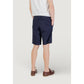 Blue Cotton Bermuda
