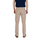 Beige Cotton Skinny Pant
