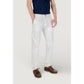 White Cotton Skinny Pant
