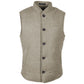 Beige Wool Sleveless Jacket
