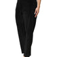 Black High Waist Straight Dress Trouser Pants
