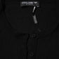 Black Virgin Wool Buttoned Cardigan Sweater