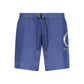 Blue Polyester Swimwear