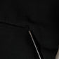 Black Viscose Turtle Neck Crop Pullover Top