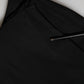 Black Viscose Halter Off Shoulder Cropped Top