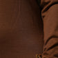 Brown Cashmere Turtle Neck Pullover Sweater