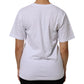 White Cotton V-Neck Short Sleeves T-Shirt