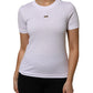 T-Shirt White Cotton Round Neck Short Sleeves I