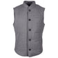 Gray Wool Sleveless Jacket