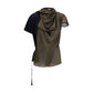 Jersey T-shirt with contrast inserts
