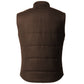 Brown Wool Sleveless Jacket
