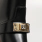 Black Logo Plaque Over The Calf Boots Shoes