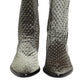 Gray Cotton Velvet Mid Calf Short Boots Shoes