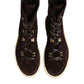Brown Suede Lace Up Ankle Short Boots Shoes