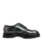 Multicolor Leather Lace-up Men Formal Derby Shoes
