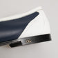 White Blue Leather Slip On Loafers Men Formal Shoes