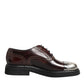 Brown Leather Lace Up Dress Men Oxford Shoes