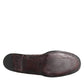 Bordeaux Leather Lace Up Dress Derby Shoes