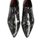 Marbled Pattern Dress Lace Up Derby Shoes