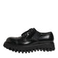 Black Leather Lace Up Derby Men Dress Shoes