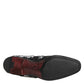 Black Silver Sequined Loafers Men Dress Shoes
