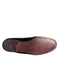 Black Velvet Embroidery Formal Loafers Shoes