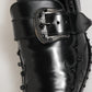 Black Embellished Dress Monk Strap Shoes