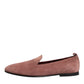 Pink Suede Loafers Formal Men Dress Shoes