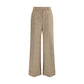 Palazzo Trousers in Bottonato Natté