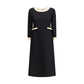 Wool Dress with Bow