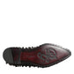 Black Crystal Embellished Formal Derby Shoes