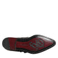 Black Blue Embellished MONKSTRAP Dress Shoes