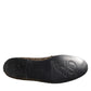 Gold Sequined Slip On Loafers Men Dress Shoes