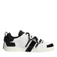 White Leather Logo Portofino Sneakers Shoes