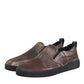Multicolor Cotton Low Top Slip On Men Sneakers Shoes