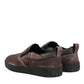 Multicolor Cotton Low Top Slip On Men Sneakers Shoes