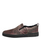 Multicolor Cotton Low Top Slip On Men Sneakers Shoes